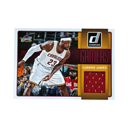 PANINI 2014 15 Donruss LeBron James Personally Worn Jersey Material Knight Leather Worth Collecting. Sports Cards 1 Pc