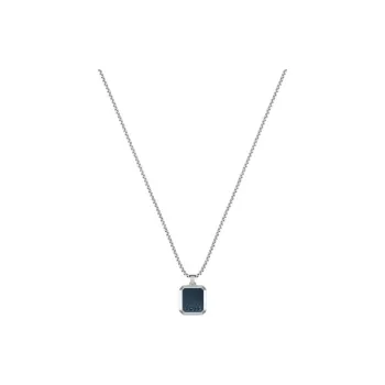 BOSS Stainless Steel, Gold Plated Necklaces Men's Silver