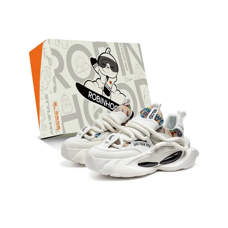 ROBINHOOD Cushioned Slip Resistant Breathable Coverage Low Top Chunky Sneakers Men's Box-6