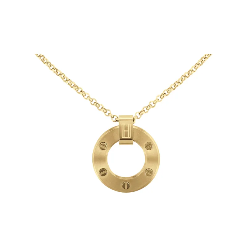 Tommy Hilfiger Metal Necklaces Women's Gold-0