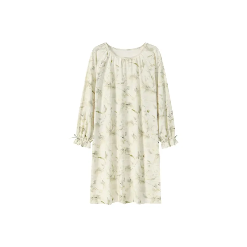 Herbal Primer Nightgown Women's Combo Set-21