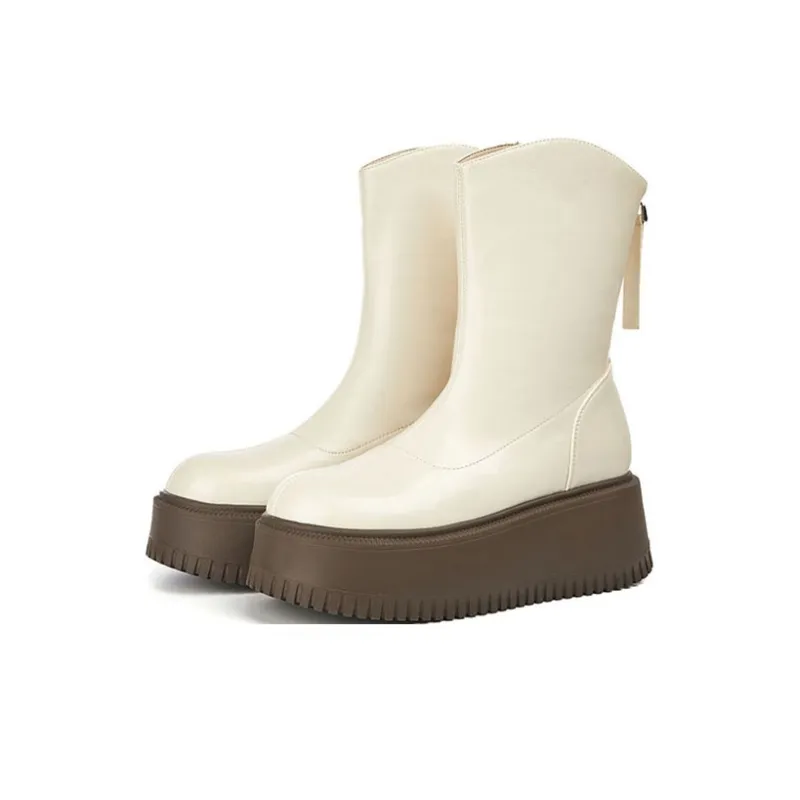 ST&SAT Ankle Boots Women's White-5