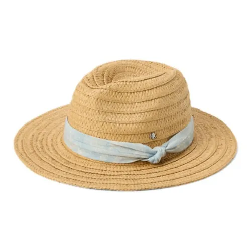 Polo Ralph Lauren Paper Straw Metal Polyester Hats & Caps Women's Yellow