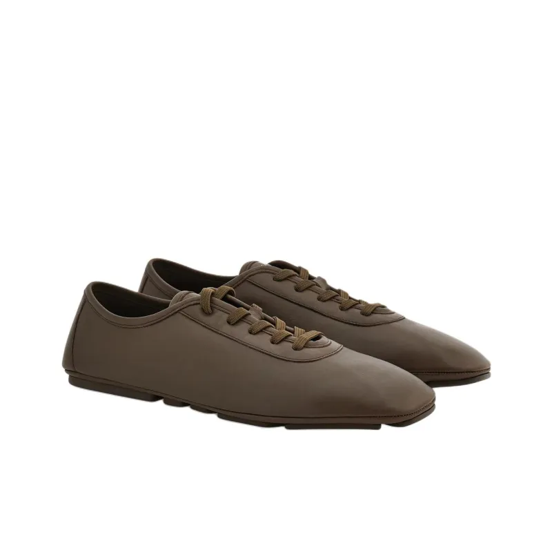 FERRAGAMO Driver Casual Shoes Men's Gray-2