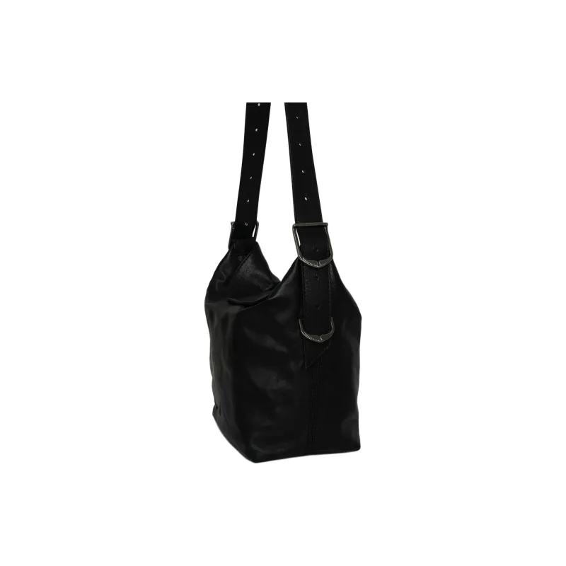Zadig & Voltaire Cow Leather Shoulder Bag Women's Black-2