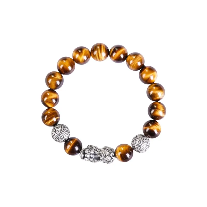 GOLDFISH ALLEY Tiger's Eye Stone Bracelets Unisex-0