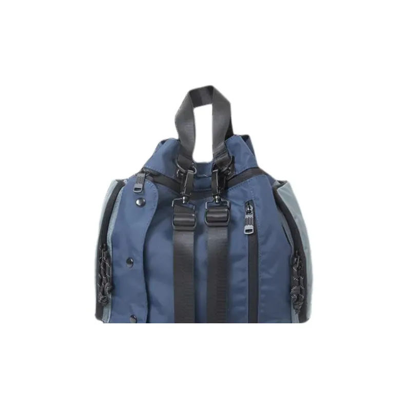 Doughnut Recycled Polyester Backpack Unisex Dark Blue & Gray-4