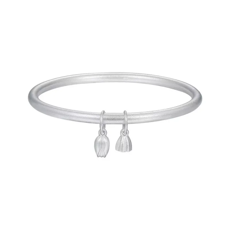 U state 999 Fine Silver Sterling Silver Bracelets Women's-0