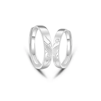 MOLADY 999 Fine Silver Rings Unisex