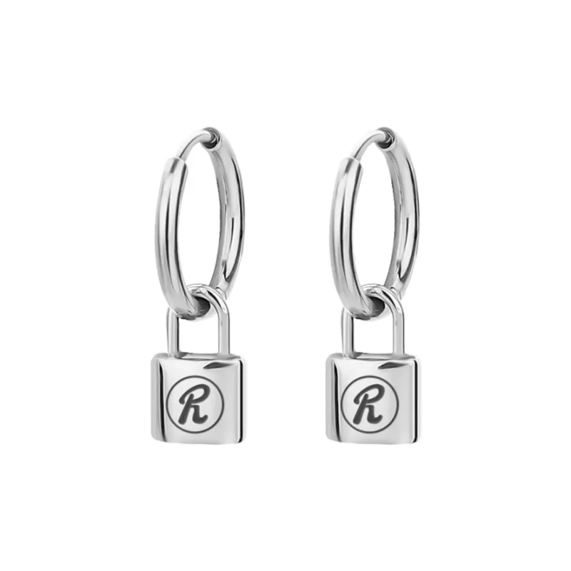 TRIDENT Titanium Steel Earrings Unisex-0