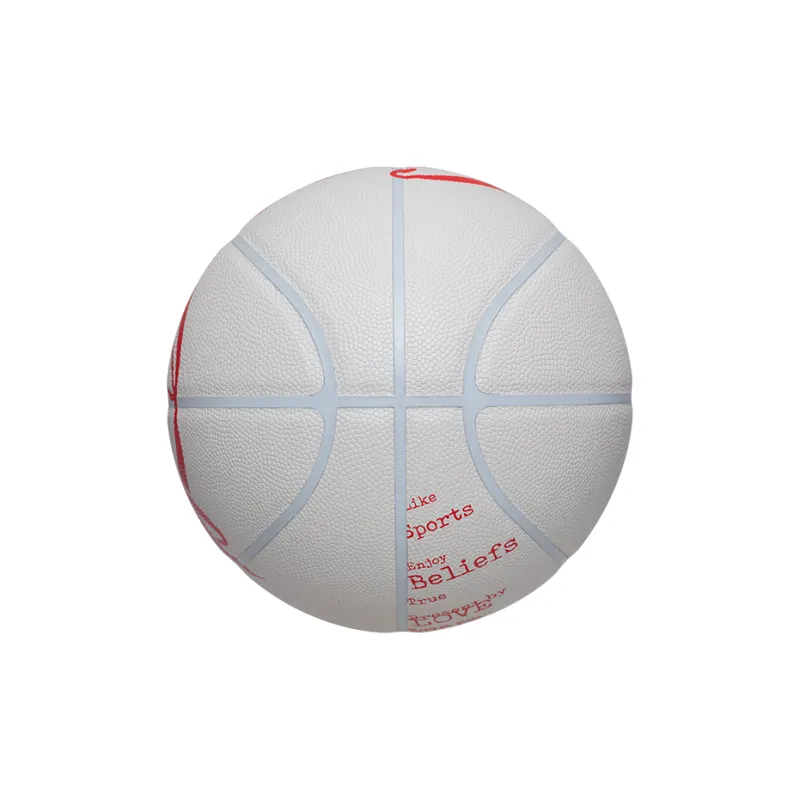 SPALDING x Coca Cola Co branded Collection PU Basketball Minimalist White Size 7 Street Training Competition Unisex-4