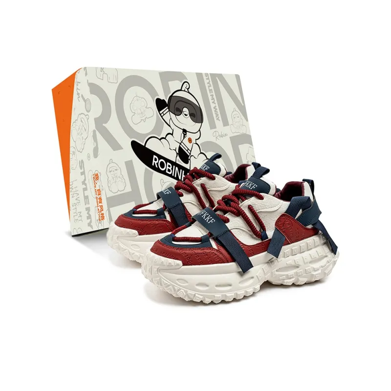 ROBINHOOD Cushioning, Abrasion Resistant, Height Increasing Low Top Chunky Sneakers Men's-2