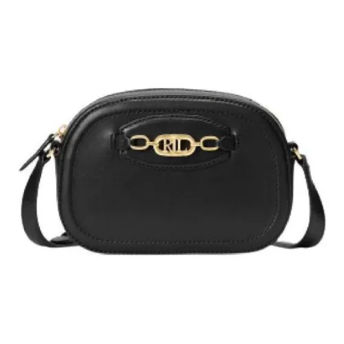 Polo Ralph Lauren Leather Shoulder Bag Regular Women's Black