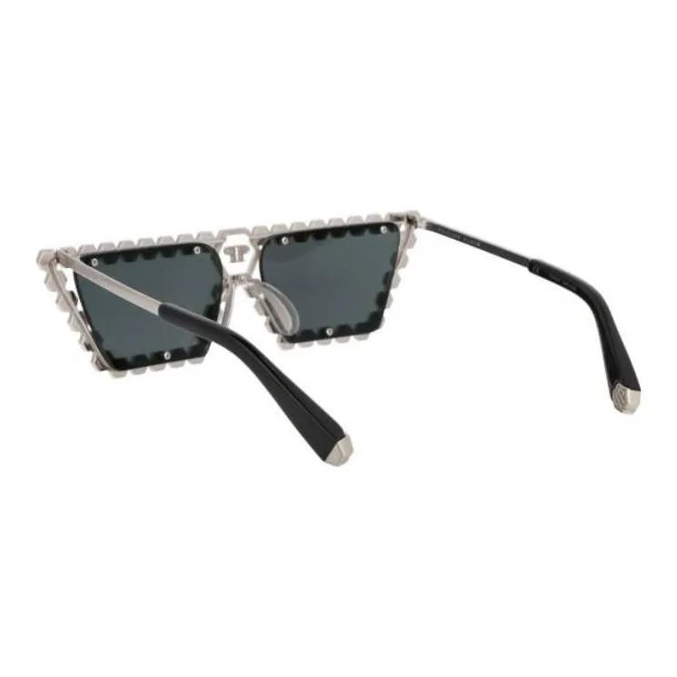 PHILIPP PLEIN Crystal embellished Square frame Sunglasses-3