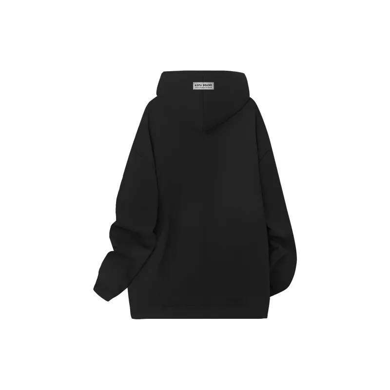 Kepu Sweatshirt Unisex Black White Logo-1