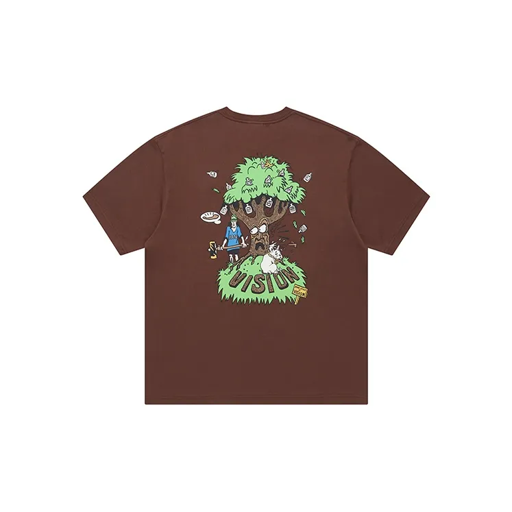 Vision Street Wear T Shirt Unisex Coffee-1