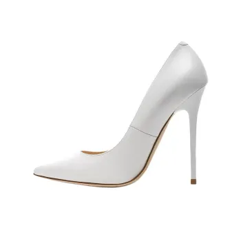 Jimmy Choo Anouk Slim Heel High Heels 11.5cm Women's White