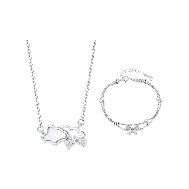 CLARKIA FLOWER S999 Fine Silver Necklaces Women's-1