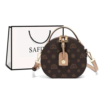 Safiya PVC & PU Portable Crossbody Bag, Shoulder Bag Trumpets Women's Coffee