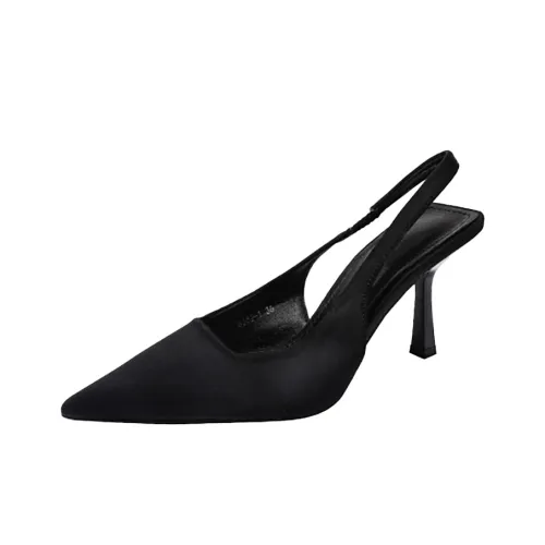 CZRSK Slim Heel High Heels 6cm Women's Black