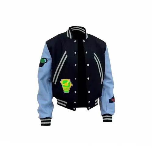 Universal Templates Baseball Jacket Unisex Navy Blue