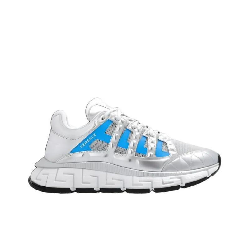 FANSIZHE Trigreca Low Top Casual Shoes Men's Silver-1