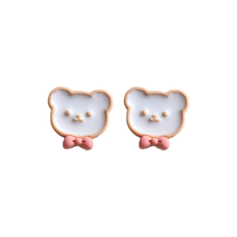 QIANFANGDAHUANGYE Oil Drip Stud Earrings Women's-0