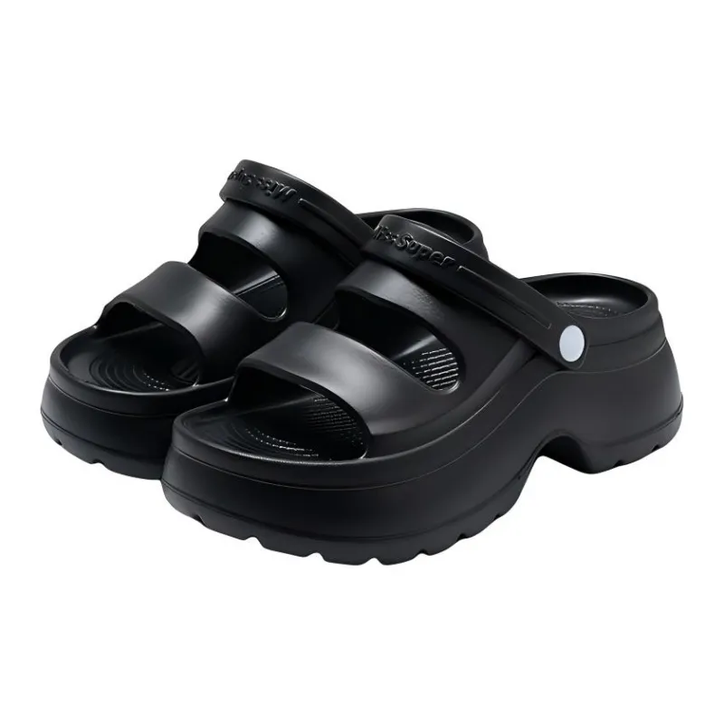 Yu Pu Fashion Trend Platform Squashy And Bouncy Feeling EVA Slippers Summer Slip Resistant Beach, Home Slippers-4