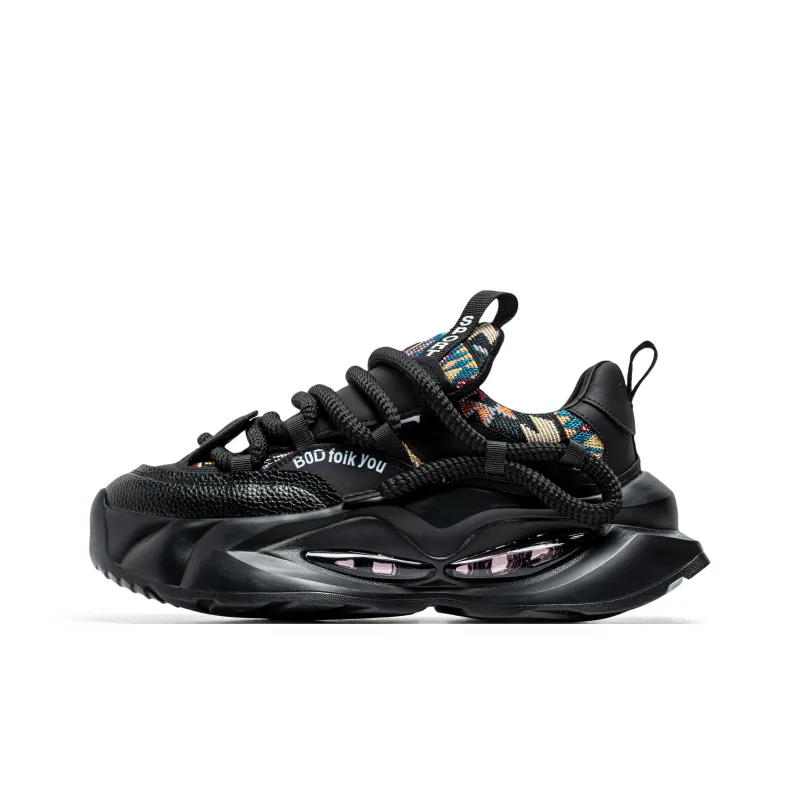 ROBINHOOD Cushioned Slip Resistant Breathable Coverage Low Top Chunky Sneakers Men's Box-19