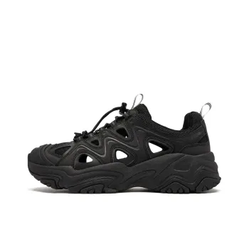 QIAODAN Slip Resistant Breathable Abrasion Resistant River Trekking Shoes Women's Black