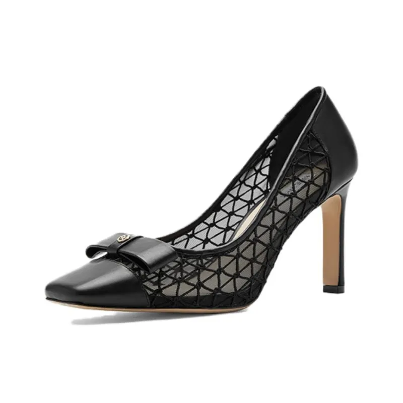 NINE WEST Chunky Heel High Heels 8.5cm Women's-1
