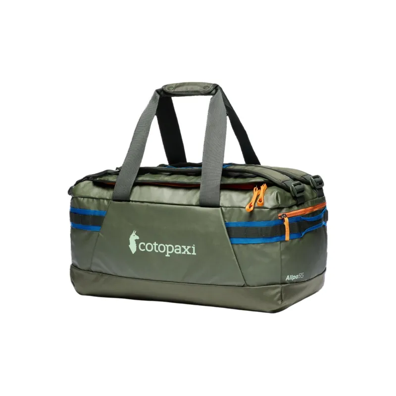 Cotopaxi Recycled Coated Nylon Backpacks Travel Bags 55L Unisex Green-1