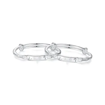 7℃ 999 Fine Silver Bangles Kids'