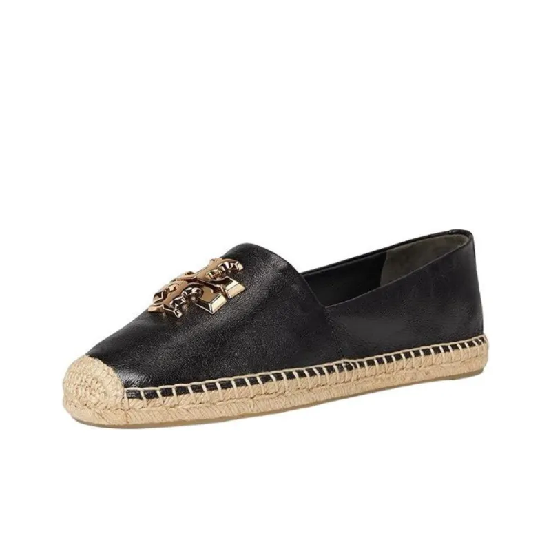 TORY BURCH Eleanor Leather Espadrilles-2