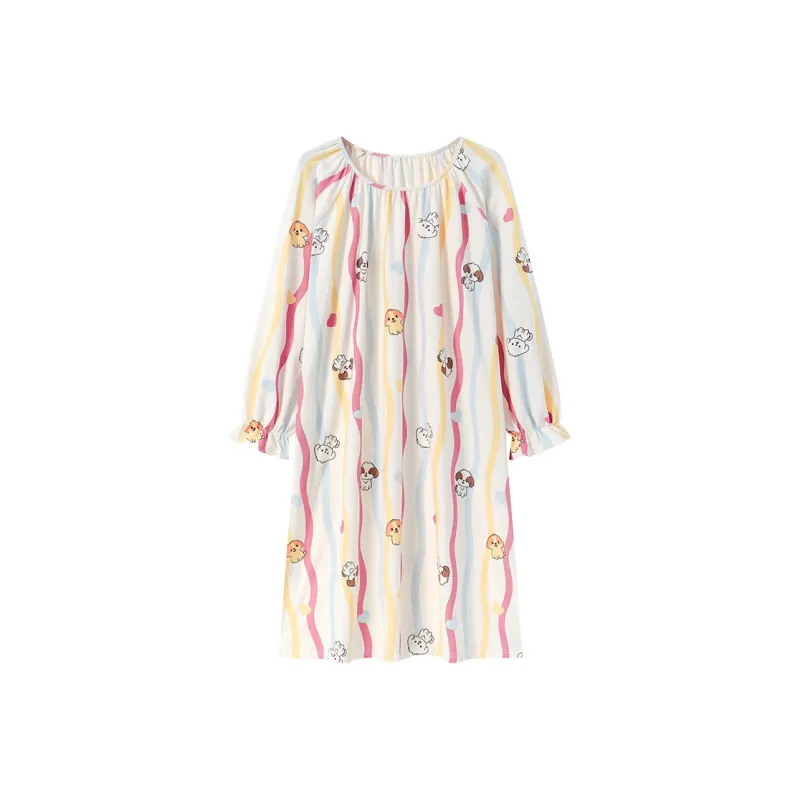 Herbal Primer Nightgown Women's Combo Set-12