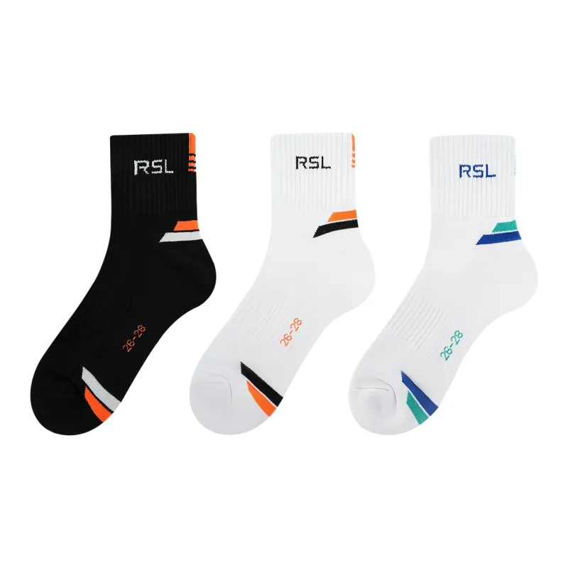 RSL Mid Calf Socks Unisex Combo Set-4