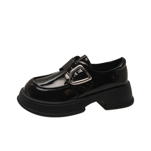 Baibianzhiheren Loafers Women's Black