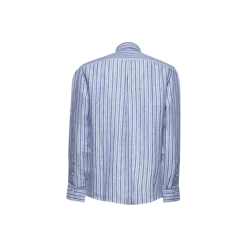 Brunello Cucinelli Striped Long Sleeved Shirt-1