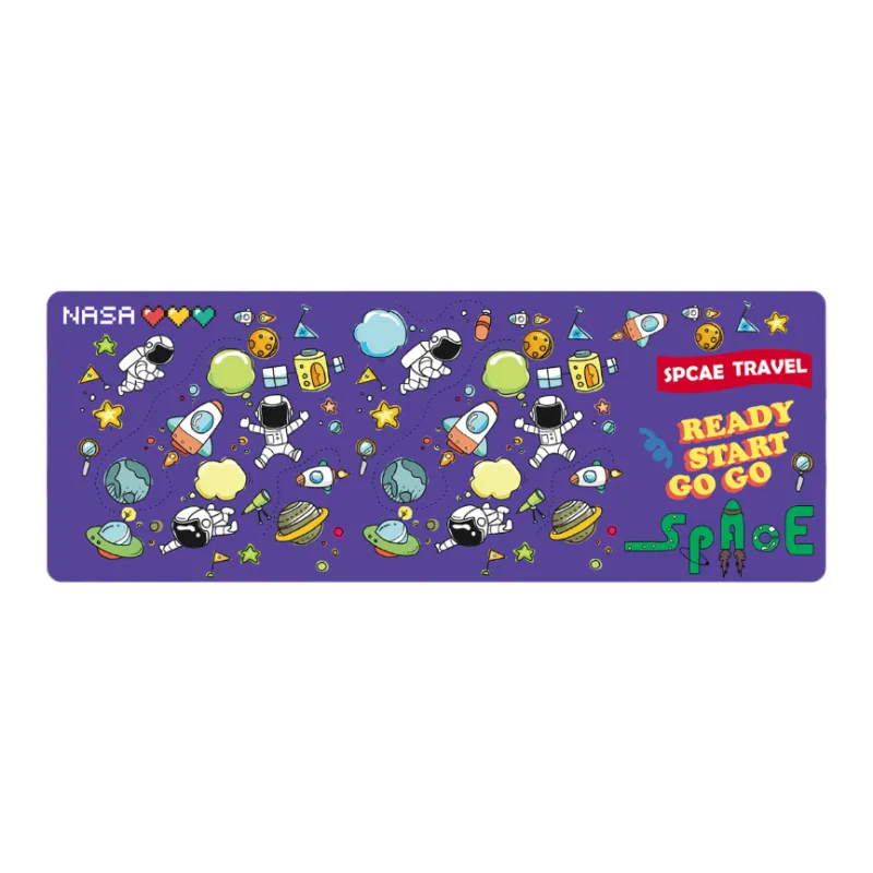 Beams Astronaut Extra Large Gaming Mat Irregular Shape Desk Pad Office Mouse Pads-3