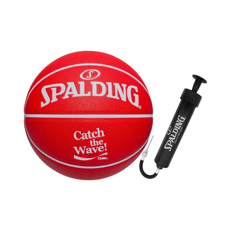 SPALDING x Coca Cola Co branded Collection PU Basketball Classic Red Size 7 Street Training Competition Unisex-0