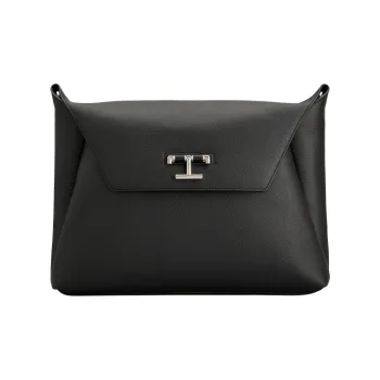 TOD'S Calfskin File Bag Shoulder Bag Regular Men's Black