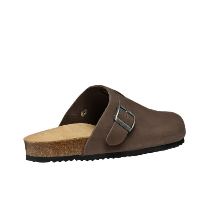 GEOX Sandal Ghita Abrasion Resistant Wrap toe Slippers Men's Coffee-5