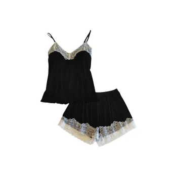 O'MESIK Pajama Set Women's Black