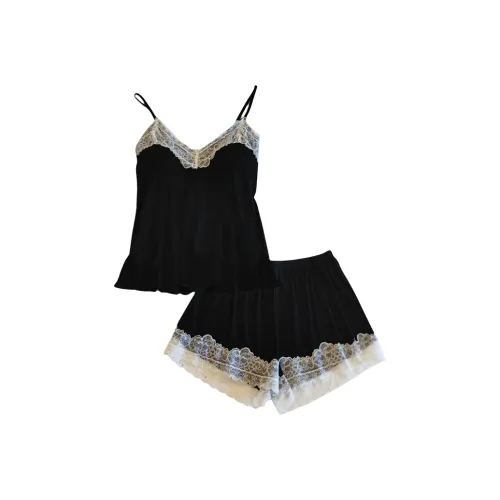 O'MESIK Pajama Set Women's Black