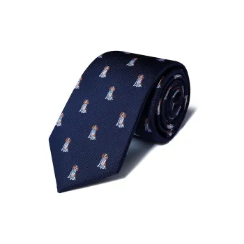 GIEVES CHARLES Mulberry Silk Ties Men's