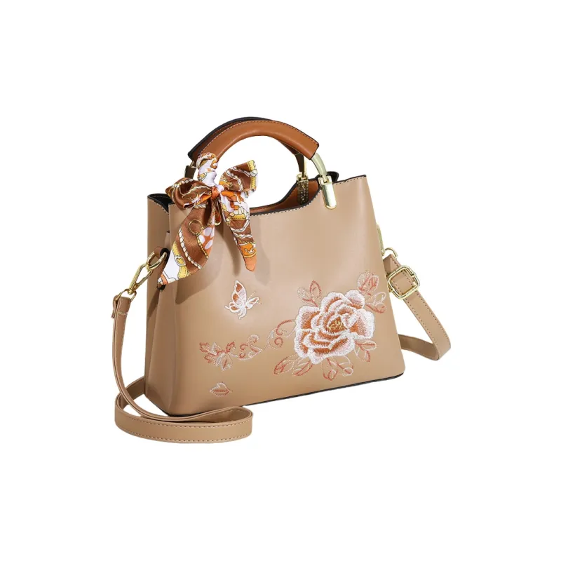 Weymond Leather Handbag Regular Women's Multicolor-6