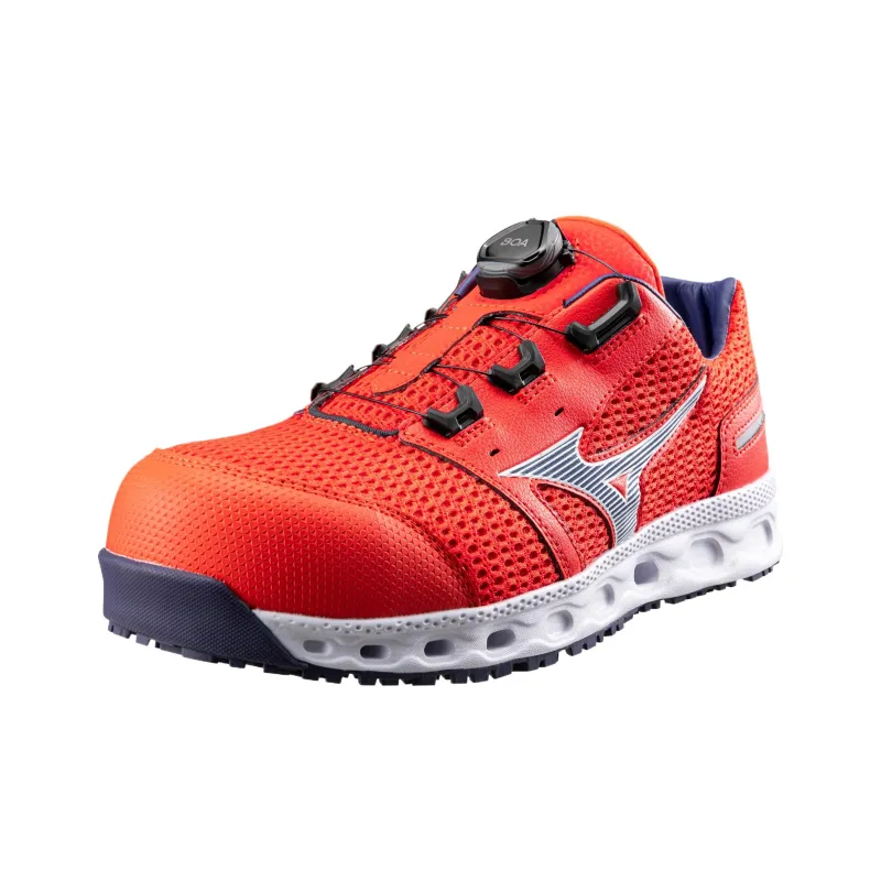 Mizuno Almighty Low Top Running Shoes Men's Orange Blue-1
