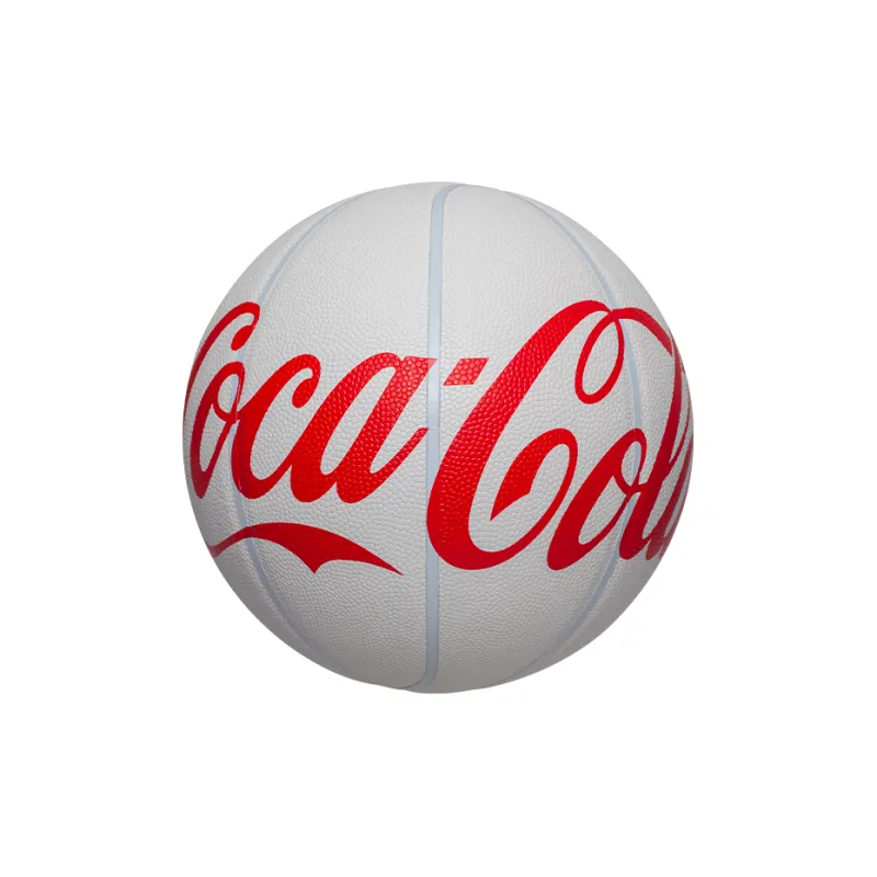 SPALDING x Coca Cola Co branded Collection PU Basketball Minimalist White Size 7 Street Training Competition Unisex-1