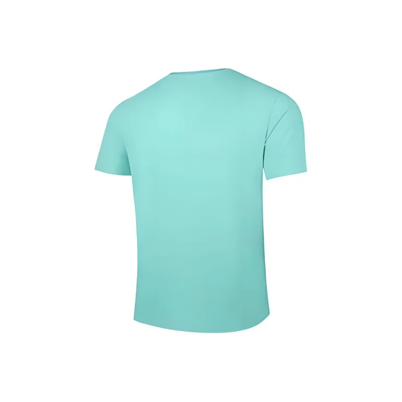 361° T Shirts Men Vivid Aqua Blue-1