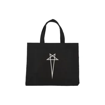 RICK OWENS Logo embroidered Tote Bag
